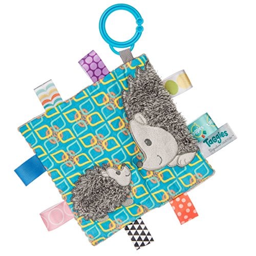 Book Cover Mary Meyer 40201 Taggies Crinkle Me Baby Toy, Heather Hedgehog