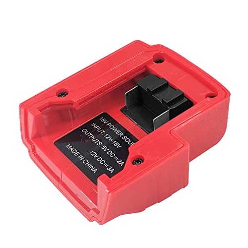 Book Cover XBERSTAR USB Ports Battery Charger Adapter Adaptor for Milwaukee 49-24-2371 M18