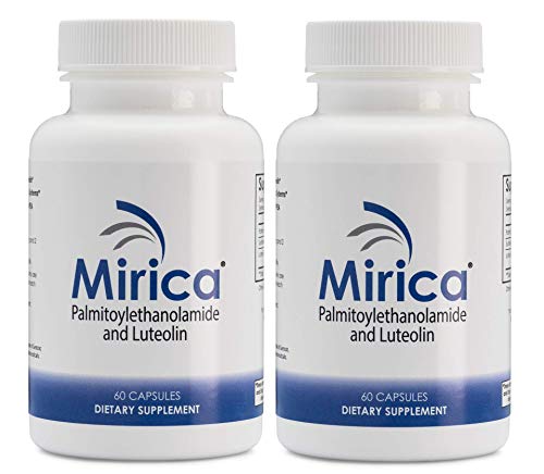 Book Cover MiricaÂ® Palmitoylethanolamide (Pea) & Luteolin - 2 Pack - Natural Pain Relief - Anti-Inflammatory Supplement