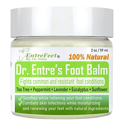 Book Cover Dr. Entre's Foot Balm: Organic Antifungal Relief for Dry Feet, Calluses, Athletes Foot, Toenail Fungus, Odor, and More - Essential Oil Based Cream - Foot Care E-Book Included