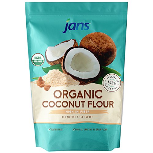 Book Cover Jans Organic Coconut Flour 1.1lb