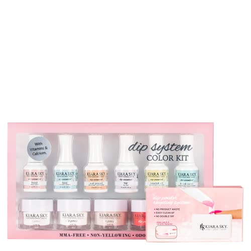 Book Cover Kiara Sky Professiona Nails - Best-Selling Complete Dip Manicure Starter Kit - 3 Exclusive Colors Included