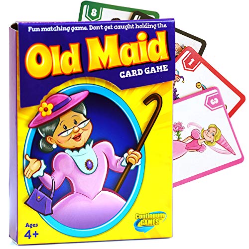 Book Cover Continuum Games Old Maid Classic Card Game - Fun for Children Age 4 & up