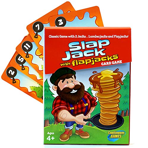 Book Cover Continuum Games - Slap Jack Flap Jacks Card Game, Fun for Kids Age 4 and Up