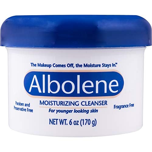 Book Cover Albolene Moisturizing Cleanser - 3-in-1 Skin Care Product: Makeup Remover, Facial Cleanser and Moisturizer - No Soap or Water Needed - 6 Ounces - Pack of 1