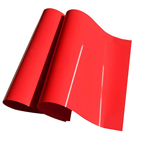 Book Cover Heat Transfer Vinyl Red Iron On HTV Sheets 2 PCS 12