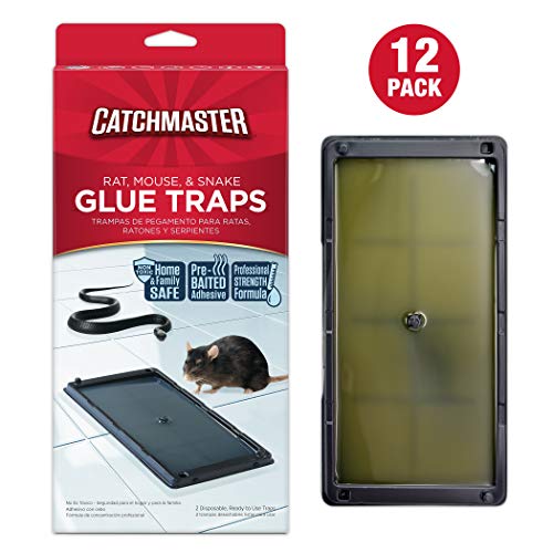 Book Cover Catchmaster Baited Rat, Mouse and Snake Glue Traps - 12 Glue Trays