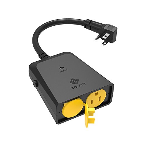 Book Cover Etekcity Single Outlet for Outdoor Remote Control Outlet, 1 Outlet Only, No Remote Included