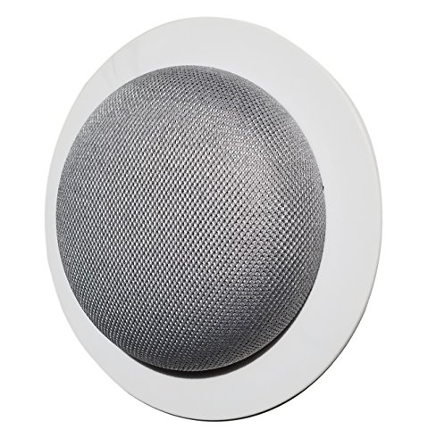 Book Cover Mount Genie Simple Built-in Wall or Ceiling Mount for Google Home Mini (1st Gen) | Award Winning Design | Improves Sound and Appearance | Designed in USA (1-Pack)