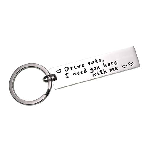 Book Cover LParkin Drive Safe Keychain I Need You Here with Me (Keychain)