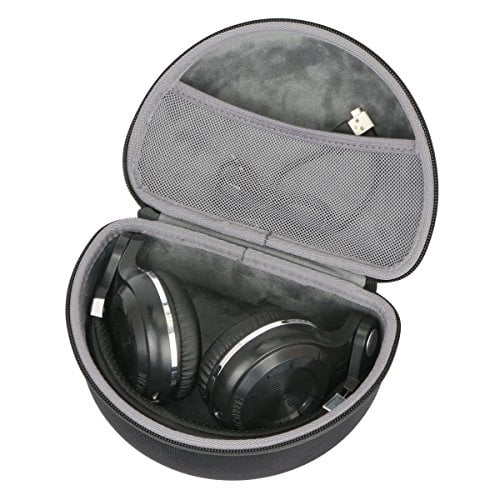 Book Cover Hard Travel Case for Bluedio T2s/T2 Plus Turbine Wireless Bluetooth Headphones by co2CREA
