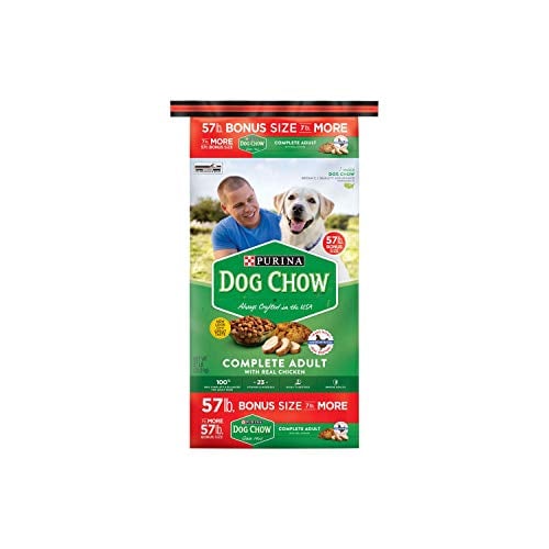 Book Cover Purina Dog Chow Complete Adult Chicken Dry Dog Food REAL CHICKEN NEW (57 lbs.)