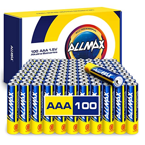 Book Cover Allmax AAA Maximum Power Alkaline Batteries (24 Count) â€“ Ultra Long-Lasting Triple A Battery, 10-Year Shelf Life, Leak-Proof, Device Compatible â€“ Powered by EnergyCircle Technology (1.5 Volt)