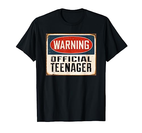 Book Cover 13th Birthday Warning Official Teenager 13 Year Old T-Shirt