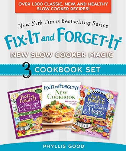 Book Cover Fix-It and Forget-It New Slow Cooker Magic Box Set: Over 1,300 Classic, New, and Healthy Slow Cooker Recipes