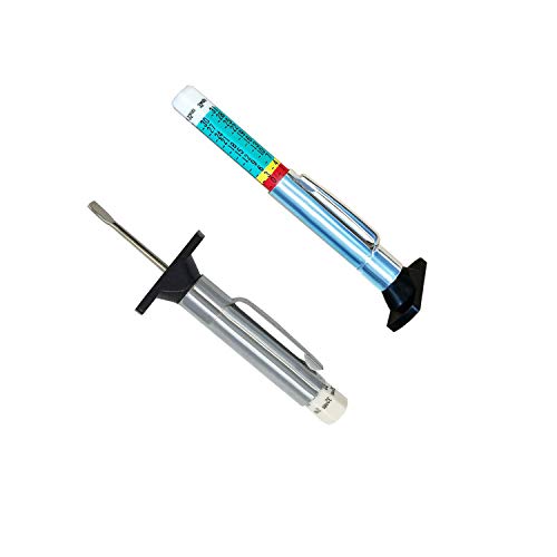 Book Cover GODESON 88702 Smart Color Coded Tire Tread Depth Gauge Pack of 2