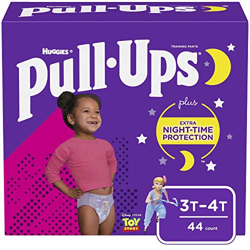 Book Cover Pull-Ups Night-Time Girls' Training Pants, 3T-4T, 44 Ct