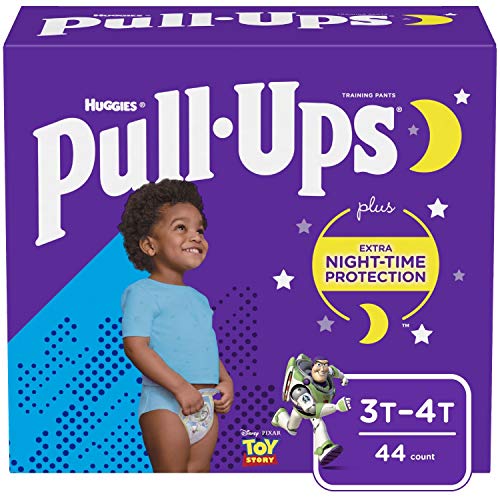 Book Cover Pull-Ups Night-Time Boys' Training Pants, 3T-4T, 44 Ct