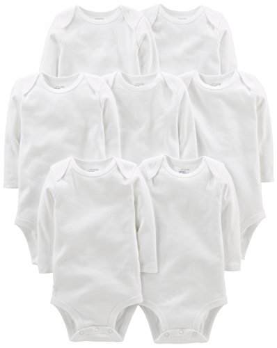 Book Cover Simple Joys by Carter's Baby 7-Pack Long-Sleeve Bodysuit
