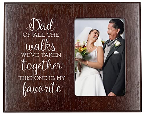 Book Cover Elegant Signs Father of The Bride Gift Picture Frame - of All The Walks We've Taken Together