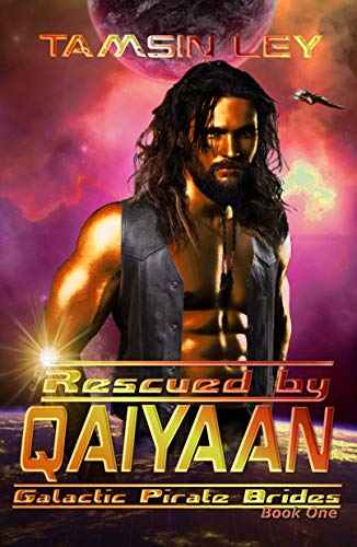 Book Cover Rescued by Qaiyaan (Galactic Pirate Brides Book 1)