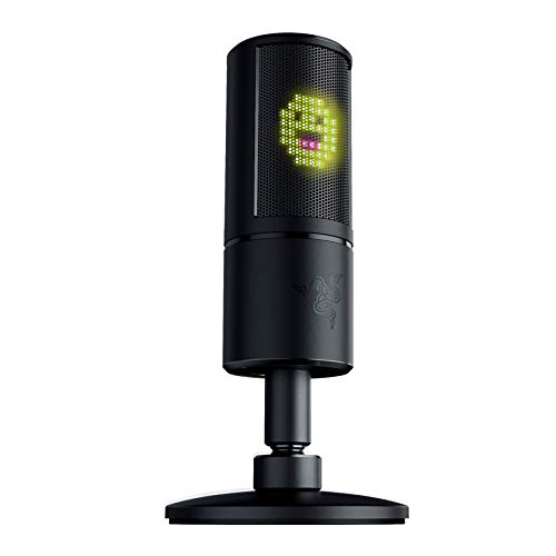 Book Cover Razer Seiren Elite USB Streaming Microphone: Professional Grade High-Pass Filter - Built-In Shock Mount - Supercardiod Pick-Up Pattern - Anodized Aluminum - Classic Black