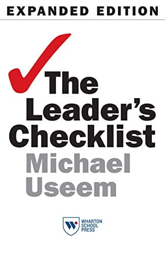 Book Cover The Leader's Checklist, Expanded Edition: 15 Mission-Critical Principles