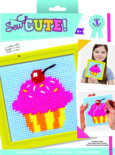 Book Cover Colorbok Sew Cute Needlepoint Cupcake