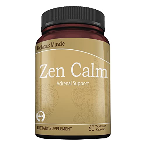 Book Cover Liver Medic Zen Calm Organic Adaptogenic Herbs - Adrenal Fatigue Support. Magnesium, B Vitamins, GABA. Supports Relaxation. Non-Drowsy. Non-GMO (60 Veggie Caps)