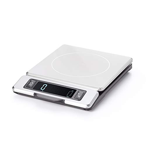 Book Cover OXO Good Grips 11-Pound Stainless Steel Food Scale with Pull-Out Display - Black