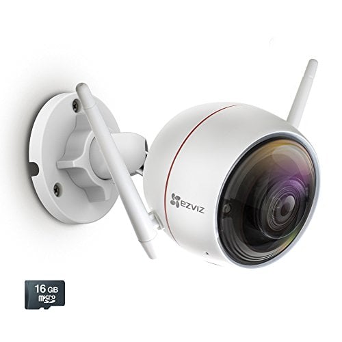 Book Cover EZVIZ C3W / ezGuard 1080p - Wireless Wi-Fi Security Camera with Remote Activated Alarm System and Pre-Installed 16GB microSD Card
