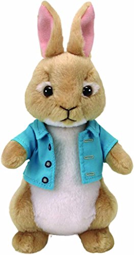 Book Cover TY Cottontail Rabbit - Peter Rabbit,Multicolored,8.5 inches