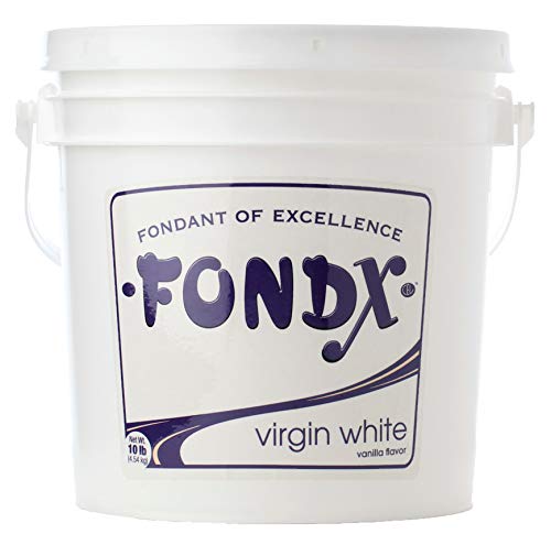 Book Cover FONDX Fondant, Vanilla Flavor, White, 10 lb