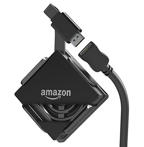 Book Cover TotalMount Holder for Amazon Fire TV with 4Â K Ultra HD with Smart Heat Management HDMI Cable Extension 0.6Â m 3Â Mounting Options Black
