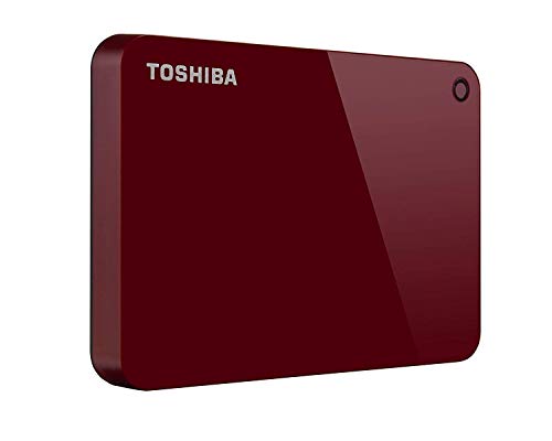 Book Cover Toshiba (HDTC920XR3AA) Canvio Advance 2TB Portable External Hard Drive USB 3.0, Red