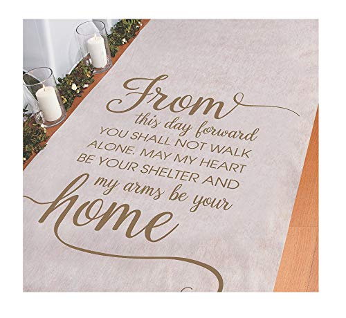 Book Cover Fun Express Wedding Aisle Runner Outdoor & Indoor - Elevate Your Wedding Day with the This 100 Foot Aisle Runner - Capture Hearts and Create Lasting Memories With Wedding Runner Aisle Indoor & Outdoor