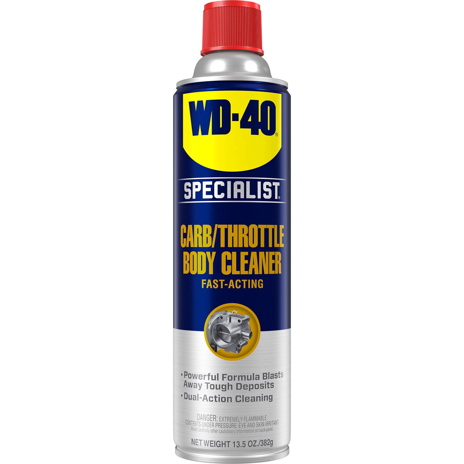 Book Cover WD-40 Specialist Carb/Throttle Body & Parts Cleaner, 13.5 OZ 1-Pack Cleaner