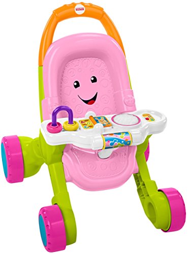 Book Cover Fisher-Price Stroll & Learn Walker, Pink