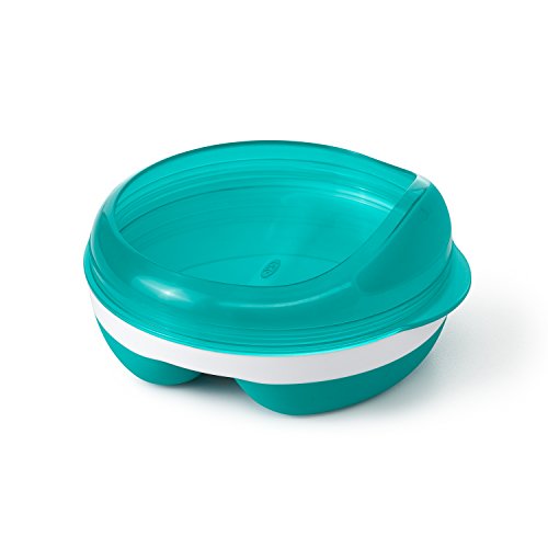 Book Cover OXO Tot Divided Feeding Dish with Removable Ring, Teal