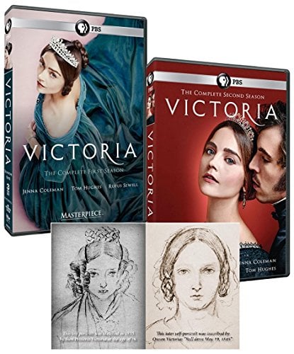 Book Cover Masterpiece: Victoria â€“ Seasons 1 & 2 DVD Set With Bonus Self-Portrait Postcard