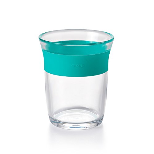 Book Cover OXO Tot Cup for Big Kids with Non Slip Grip, Teal