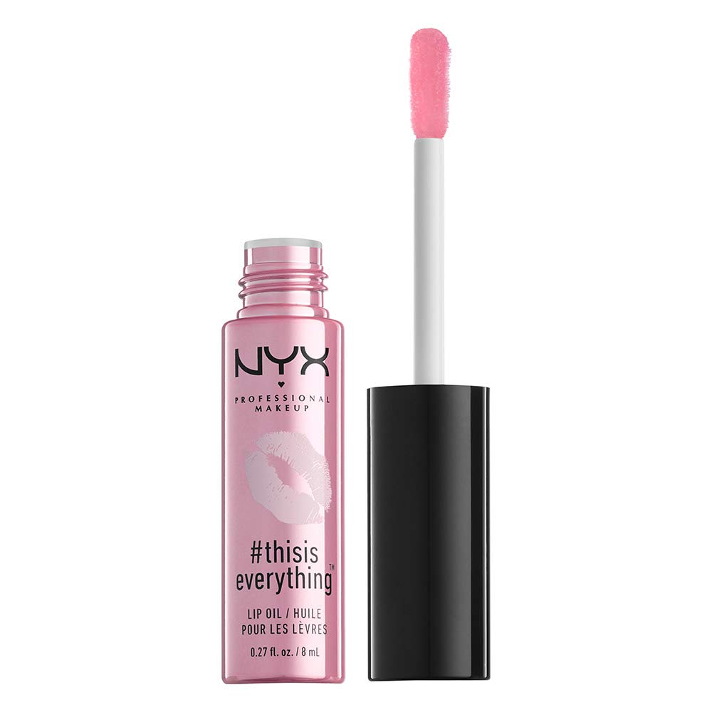 Book Cover NYX PROFESSIONAL MAKEUP #THISISEVERYTHING Lip Oil, Lip Gloss - Sheer Sheer 0.27 Fl Oz (Pack of 1)