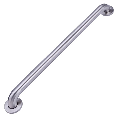 Book Cover AmazonBasics Bathroom Handicap Safety Grab Bar, 42 Inch Length, 1.5 Inch Diameter