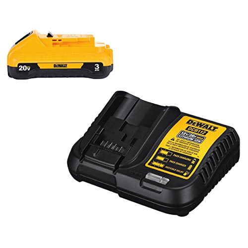 Book Cover DEWALT 20V MAX Battery Pack with Charger, 3-Ah (DCB230C)