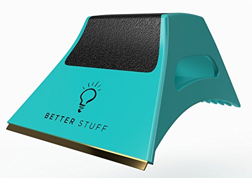 Book Cover The Better ICE Scraper - New Hand Held Ice Scraper | Save Time | Scrape Faster with Less Effort (Pack of 1)