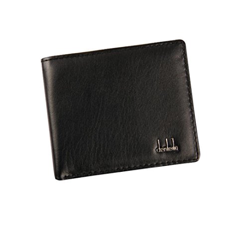 Book Cover Men Bifold Business Leather Wallet ID Credit Card Holder Purse Pockets KingWo