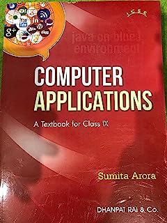 Book Cover Computer Applications For ICSE Class IX