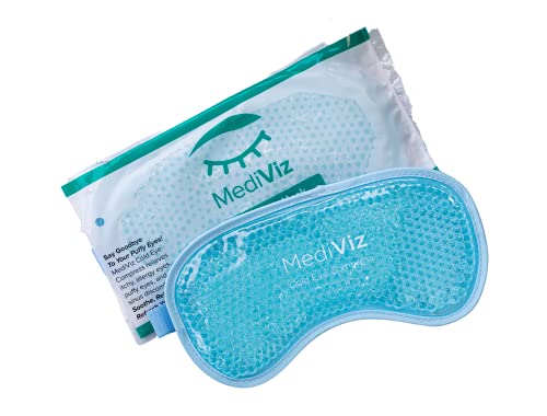 Book Cover MediViz Cooling Eye Mask for Puffy Eyes, Allergies, Sinuses
