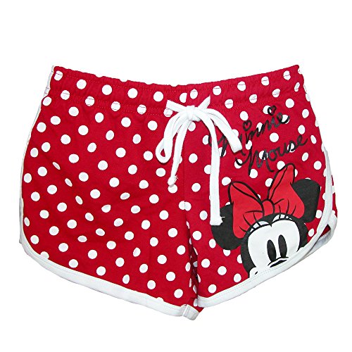 Book Cover Disney Youth Girls Minnie Mouse Peeking Short, Red Polka Dot