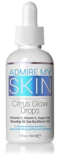 Book Cover Admire My Skin Vitamin C Oil For Glowing Skin - This Oil For Face Contains Vitamin E Oil + Argan Oil + Rosehip Oils - A True Beauty Oil That Provides You With A Dewy Youthful Glow - Natural & Organic
